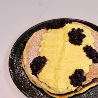 LEMON BLUEBERRY RICOTTA PANCAKES